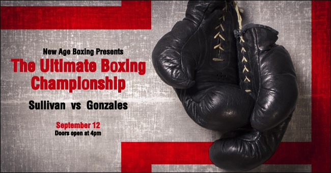 Boxing Gloves Facebook Ad