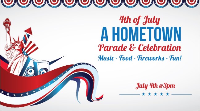 Fourth of July Freedom Facebook App