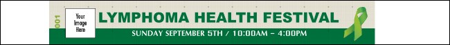 Lymphoma Premium Synthetic Wristband Product Front