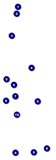 All Purpose Circle QR Event Ticket Front Field Markers