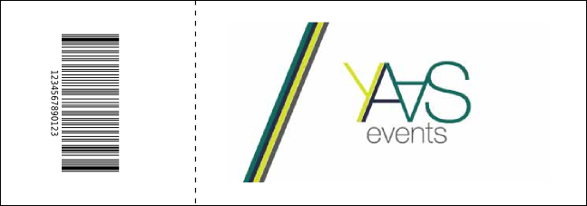 Black Tie Gala QR Event Ticket Product Back