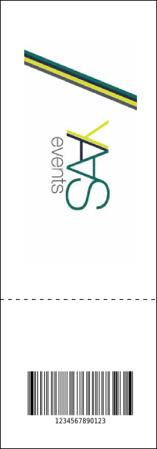 Breast Cancer QR Event Ticket Product Back