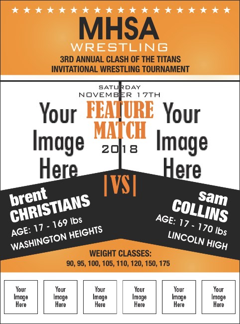 Versus Orange Logo Flyer Product Front