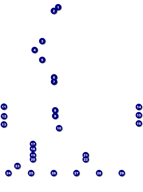 Football Lights Logo Flyer Front Field Markers