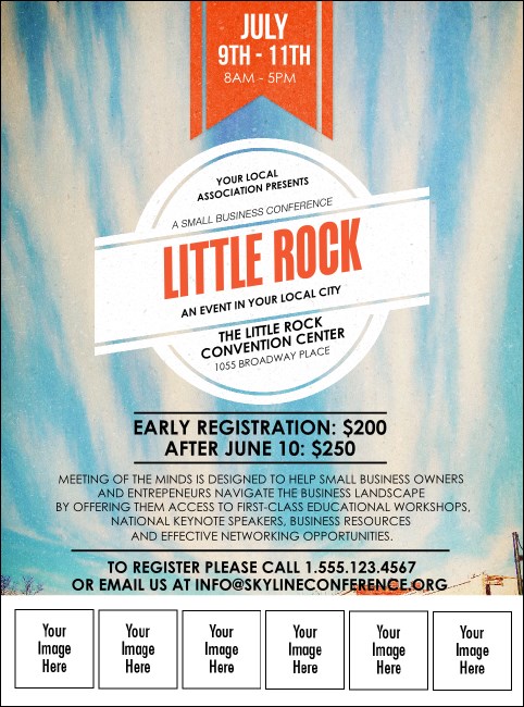 Little Rock Logo Flyer Product Front