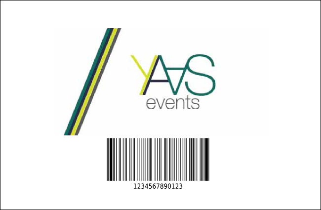 Nature Series - Green VIP Event Badge Small Product Back