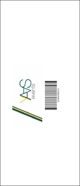 Retro Colors VIP Event Badge Large Product Back