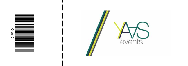 Americana Event Ticket Product Back