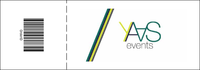 Hockey Faceoff Event Ticket Product Back