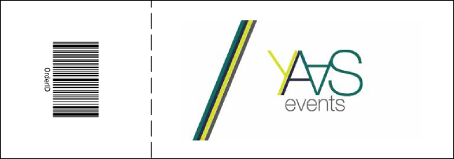 Hockey Badge Blue General Admission Ticket Product Back