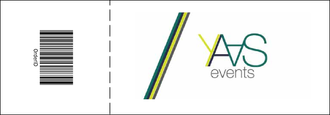 Hip Hop Graffiti Event Ticket Product Back