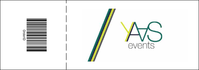 MMA Frontkick Event Ticket Product Back