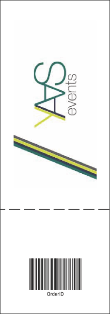 Versus Black Event Ticket Product Back