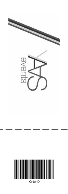 Peace Dove Event Ticket Product Back