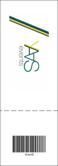 Roller Derby Passing Star Event Ticket Product Back