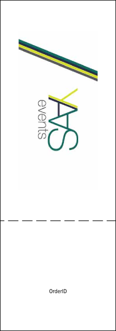 Dance Recital Event Ticket Product Back