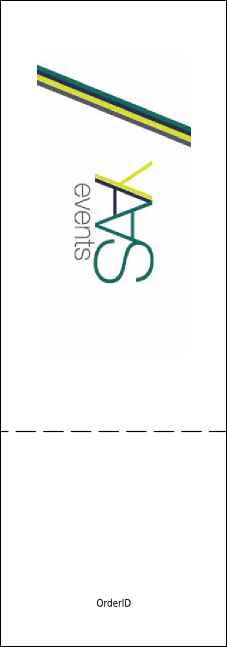 Softball Event Ticket Product Back