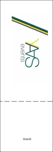 Lotus Flower Event Ticket Product Back