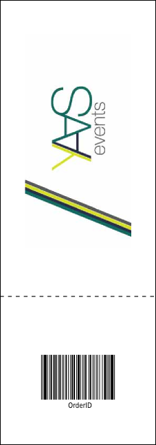 String Symphony Event Ticket Product Back