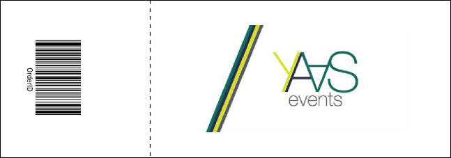 Art Canvas Event Ticket Product Back