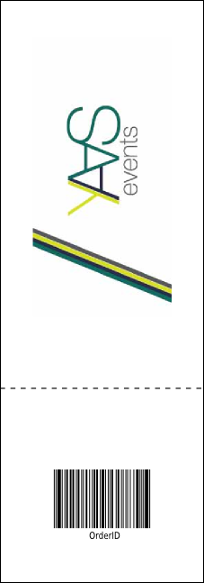 St. Patrick's Day Shamrock Event Ticket Product Back