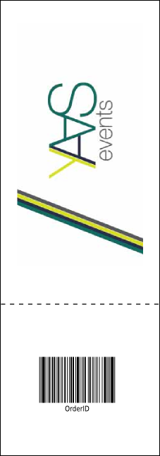 Bow Tie Event Ticket Product Back