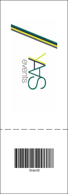 Fishing and Hunting Expo Green Camo Event Ticket Product Back