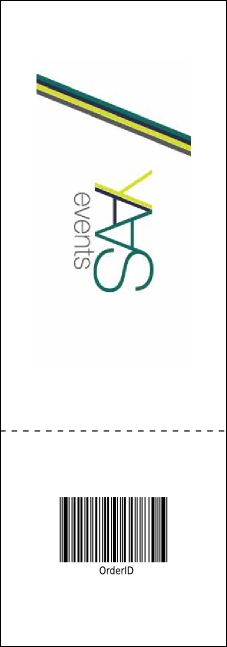 Football Lights Event Ticket Product Back