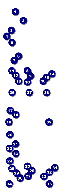 Football Lights Event Ticket Front Field Markers