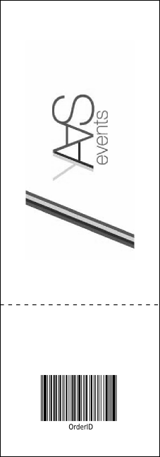 Austin Music Event Ticket Product Back