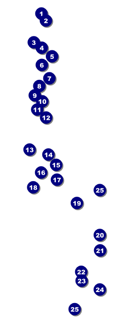 Columbus Event Ticket Front Field Markers