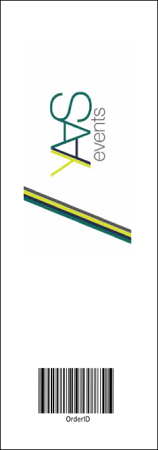 Sacramento Event Ticket Product Back