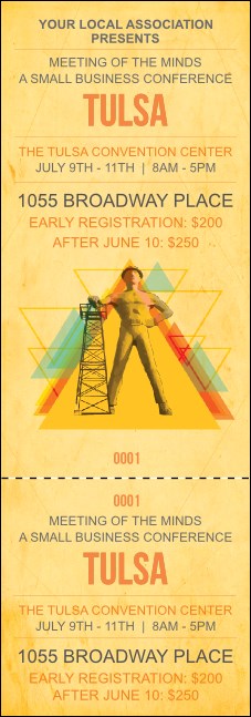 Tulsa Event Ticket Product Front