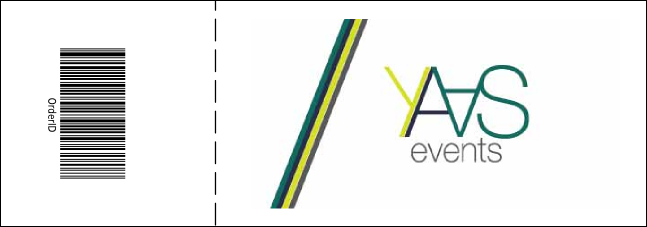 Pink Landscape General Admission Ticket Product Back