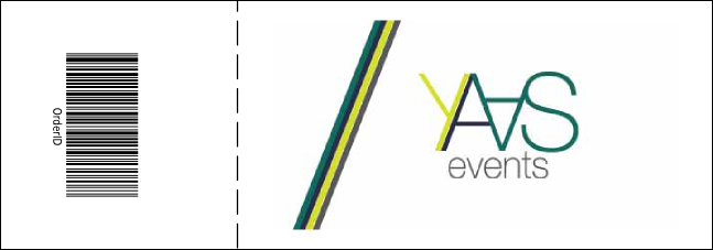 Hip Hop Red Event Ticket Product Back