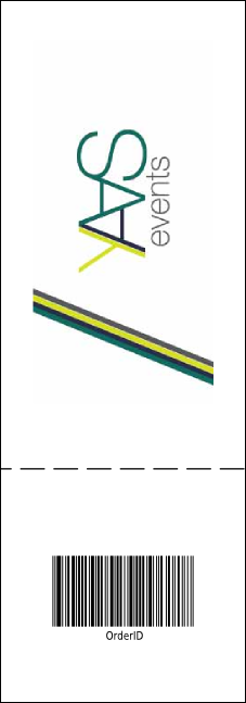 Christmas Angel General Admission Ticket 002 Product Back