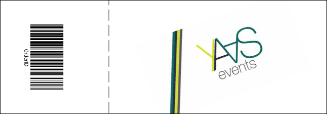 Cool Christmas General Admission Ticket 002 Product Back