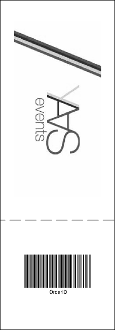 Volleyball General Admission Ticket 001 Product Back