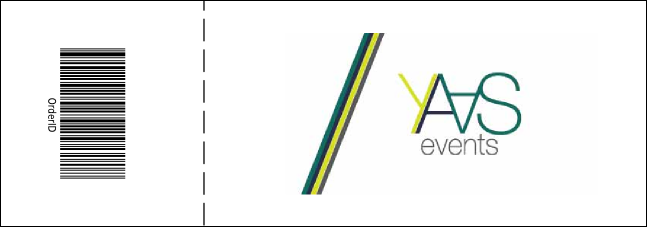 Cool Christmas Event Ticket 001 Product Back