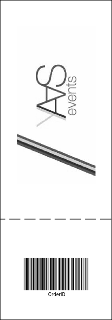 Basketball General Admission Ticket 002 (b&w) Product Back