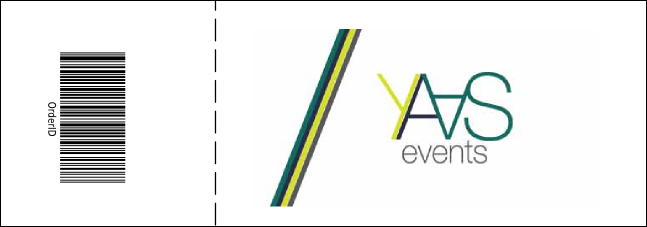 Pink Two-Tone General Admission Ticket Product Back