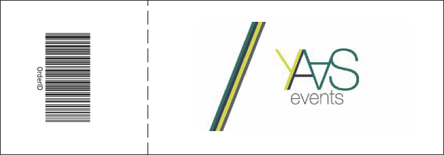 Winter General Admission Ticket with a full bleed Product Back