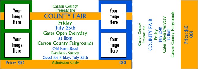 General Concert Ticket 001 Product Front