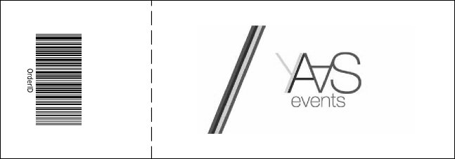 Aloha Event Ticket (black and white) Product Back