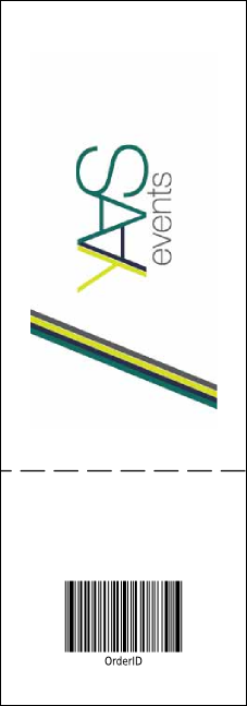 Polka Dot Cash Prize Raffle Ticket Product Back