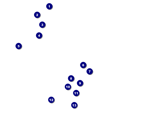 Black and White New Year's Invitation 001 Front Field Markers