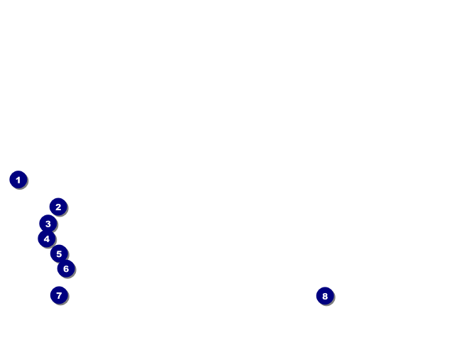 Bar Mitzvah Portrait Green Invitation Front Field Markers