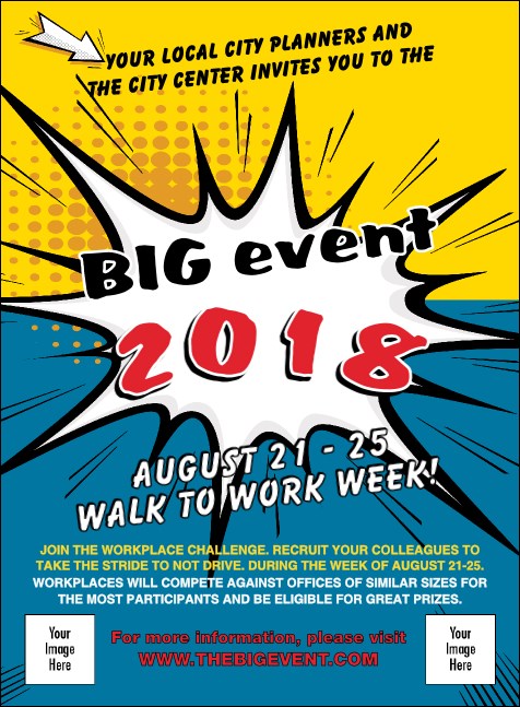 Retro Comic Book Invitation Product Front