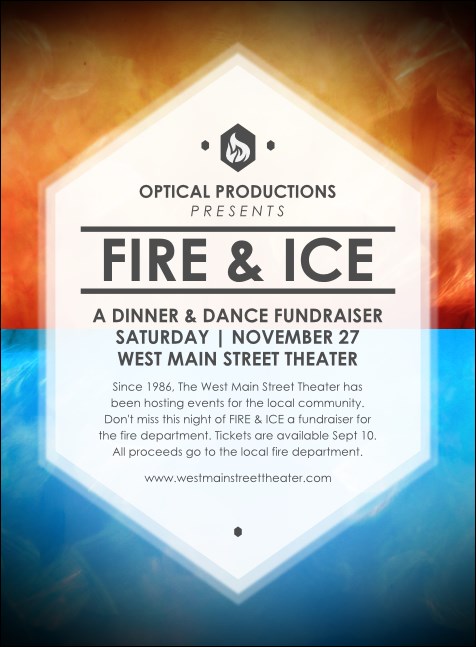 Fire and Ice Invitation