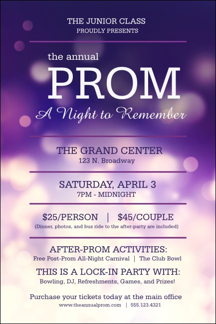 Abstract Lights Poster Product Front